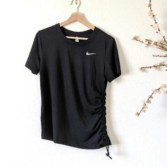 Nike Remera Miler Top Short Sleeve Cinched Sies Tee Size Small T-Shirt S - Picture 3 of 12